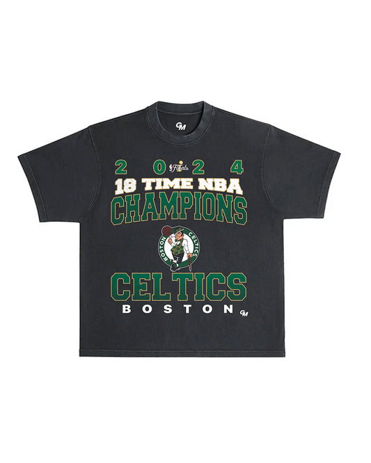 Boston Celtics 18 Time NBA champs Tee